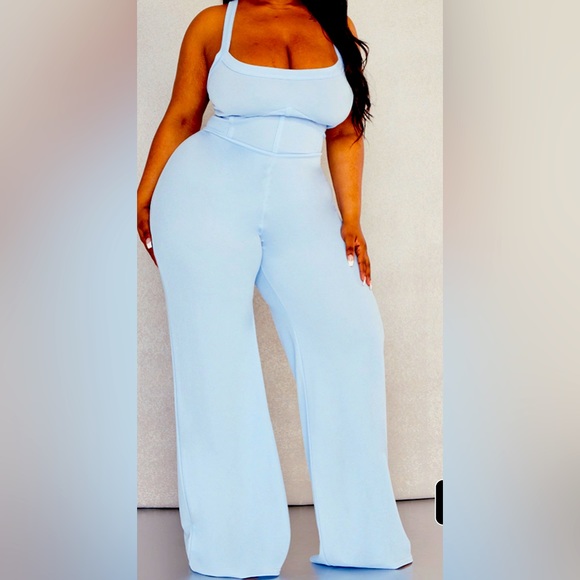 NWT Baby Blue PLT jumpsuit - Picture 1 of 5